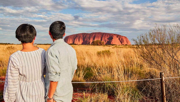 Sunset at Uluru