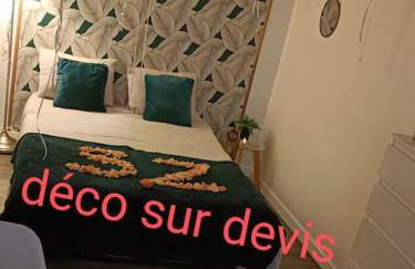 Studio-Valentine climatisée avec piscine chauffée & Spa 2 places - Foto 14