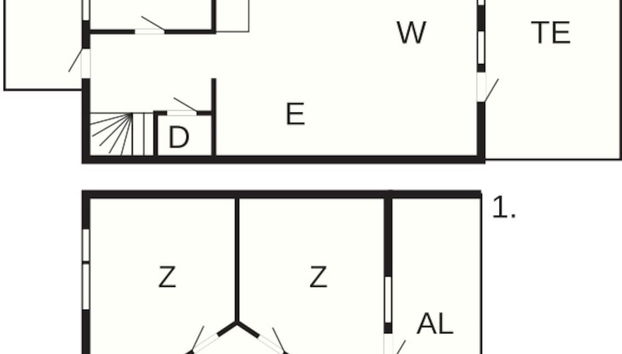 6 Person Holiday Home on a Holiday Park in Lokken - Foto 4, Plano