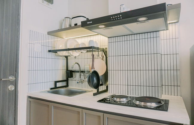 Homey And Warm Studio Amazana Serpong Apartment - Foto 9