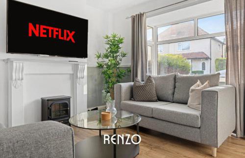 Vibrant and Cosy 3-Bed Home in Nottingham by Renzo, Perfect for Contractors, Free Parking! - Foto 3