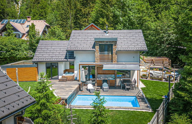 Pool Villa Katja Kranjska Gora - Foto 26