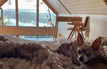 Zloty, a Skromny - ogrodzony domek z jacuzzi i widokiem na jezioro - Foto 70