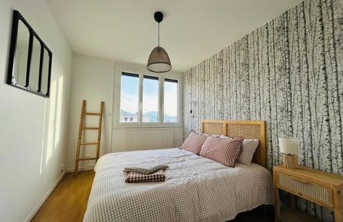 Appartement Bellevue - T2 vue montagne - calme - parking gratuit - 4 personnes - Foto 12