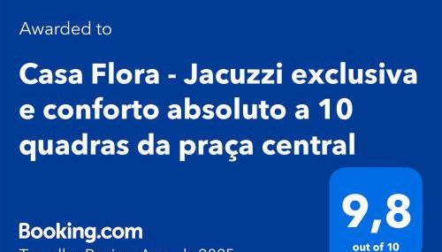 Casa Flora - Jacuzzi exclusiva e conforto absoluto a 10 quadras da praça central - Foto 3