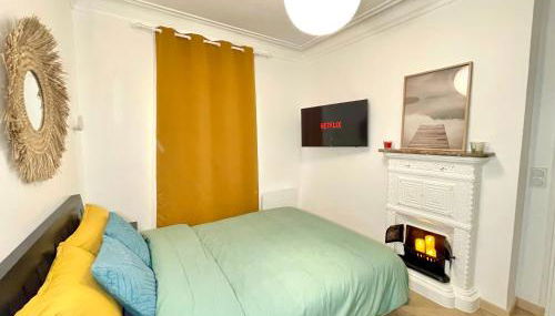 PARIS-ALESIA Super appartement 2 pièces de 39m2 - très cosy pour 1 - 5 personnes totalement refait à NEUF -ENTIRE APARTMENT LUXURIOUS AND WARM -PARIS ALESIA 14ème - Proche Aéroport Paris-Orly - Parc des Expositions Porte de Versailles FREE WIFI GRATUIT - Foto 2