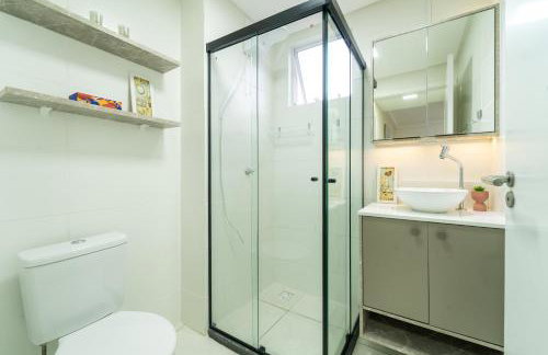 Apartamento a 150 M DA PRAIA com SACADA, WI-FI, PISCINA, PORTARIA 24h, PLAYGROUND e vaga de GARAGEM - Photo 44