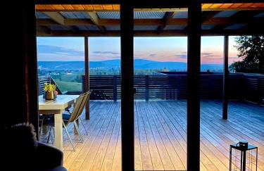 Stodoła Na Kresach - widokowy domek drewniany, całoroczny JACUZZI & SAUNA - Foto 1