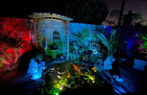 Mineral Saltwater Solar heated Pool & Spa Oasis with mountain views and Koi pond - Foto 3