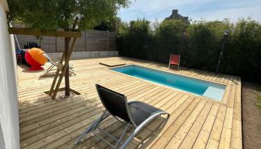 Charmante maison avec piscine chauffée - 2km des plages - Foto 3, Garden