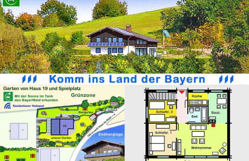 BayerischerWald-Ferien-Blockhaus-Panoramablick-Grafenau Haus im Wald-Vogelthenne 19, fast Alleinlage-ILZtal-Blick nähe Rothauer, Saldenburger, Ebenreuther und Eginger See im Dreiburgenland, unweit der Dreiflüße-Stadt PASSAU an der Donau Inn und ILZ - Foto 1