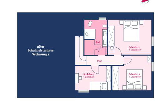 Altes Schulmeisterhaus Wohnung 1 - Foto 40