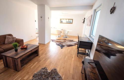 Wohlfühloase - Moderne Ferienwohnung mit großem eingezäuntem Garten in Alleinlage an Feld & Wald, Natur pur trifft auf Komfort, Wellness und gute Erholung - Foto 11