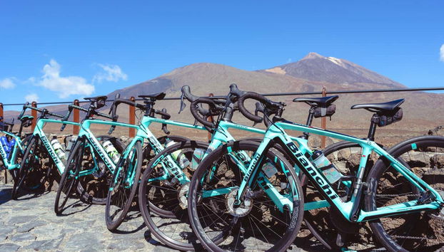 Bicicletas en el Parque Nacional del Teide