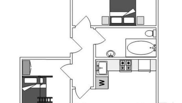 Host Stay Pearl Apartment - Foto 4, Habitación