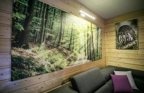 Domek całoroczny SÓWKA na Kaszubach z banią i sauną na wyłączność, wspólny basen i bilard z domkiem Jeleniówka - Ostrowite Leśna Dolina - Foto 5