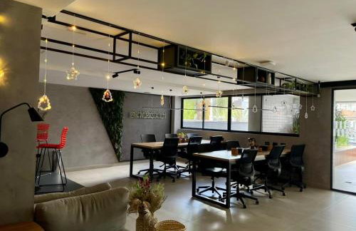 Flat no Bessa a 50m do mar - Rooftop com vista - Recepção 24h - Foto 21