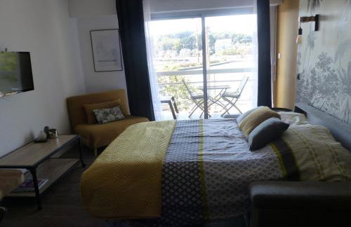 studio exposé plein sud vu sur le port de plaisance - Foto 14