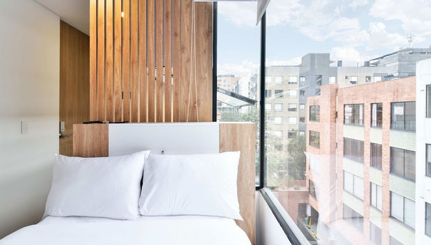 w Cozy Loft w Modern Deco in Bogota - Foto 4, Habitación