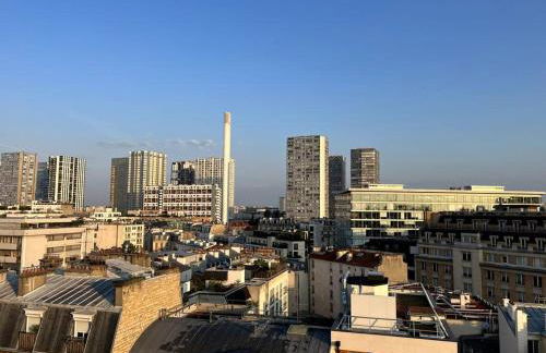 Tour Eiffel - Studio vue imprenable au-dessus des toits, balcon - Foto 36