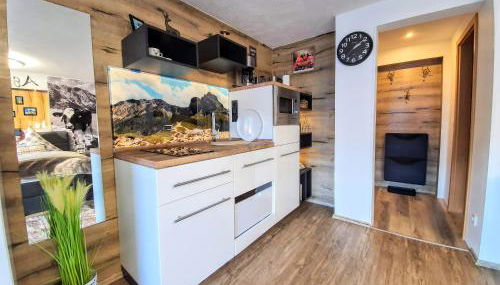 Aggenstein - Helles Studio mit Südbalkon und traumhaftem Bergpanorama in Pfronten Mitte - Foto 5, stove, dishwasher, minibar