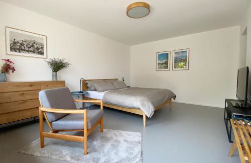 Stilvolles Apartment mit Bergblick-Hütte und Garten - Foto 1