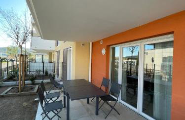 Appartement 2 chambres en rez de jardin avec piscine - Foto 13