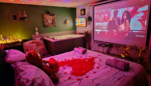 App jacuzzi & piscine privée - loveroom - Suite Emeraude - Foto 2