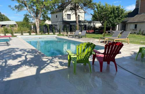 Gîte de Mont-Près-Chambord au cœur des Châteaux de la Loire "avec piscine privée" - Foto 62