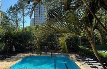 Hospede-se em Alphaville flat moderno com lazer - Foto 44