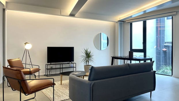 w Elegant 1BR With Rooftop Pool In Casco Antiguo - Foto 3, Habitación