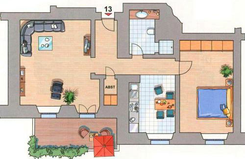 Jagdschloß zu Hohen Niendorf Fewo 13 - Photo 4