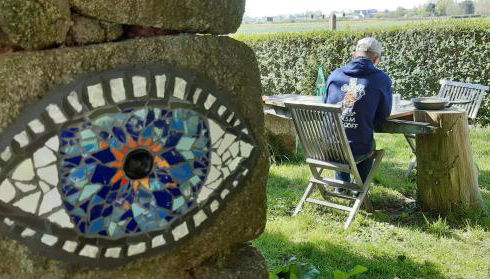 La grange aux lièvres, gîtes Kerdoel - Foto 5, Garden, Garden view