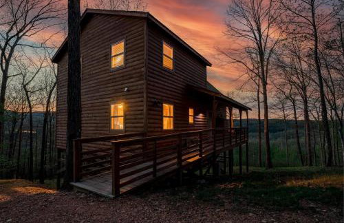 Cabin 5 Mtn View Cabin Near River with Hot Tub and Fire Pit - Foto 14