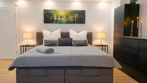 Modernes Apartment für Geschäftsreisende und Paare - WLAN - Parkplatz - Nespresso - zentral - Foto 3, towels