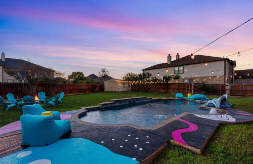 Grand 6BR 3BA Pool Escape Round Rock - Foto 48