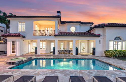 Waterfront Luxury Villa Heated Pool with Afternoon Sun Coral Key - Foto 14