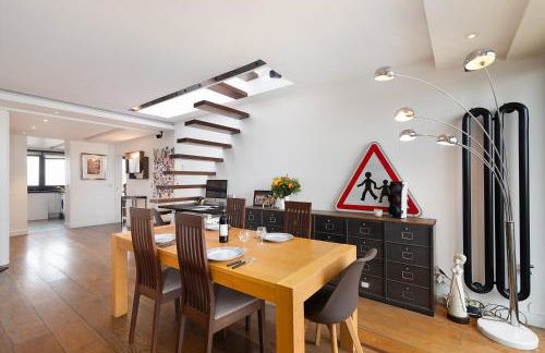 Top floor with Eiffel Tower view and roof top - Foto 12