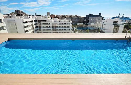 New Luxury Apartment Alicante Port Sea View Pool - Photo 15