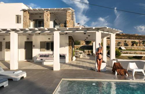 Villa "Kalli" with private pool - beachfront - Kalo Livadi - Foto 60