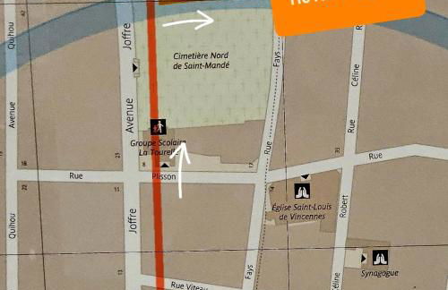 Petit nid près de Paris à 300 mètres du métro ligne 1 - Foto 2