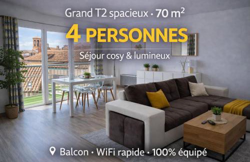 T2 Cosy - 70m2 au Coeur de ville - Photo 1