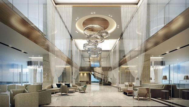 Zona de estar del vestíbulo