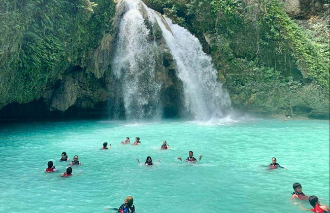Excursão às cataratas de Kawasan - Foto 2