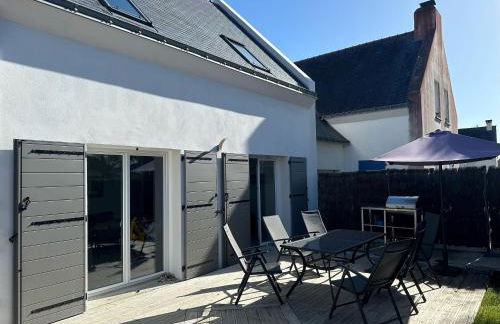 Maison récente à 200 m de la plage avec jardin clos, terrasse, vélos et wifi à Mesquer - FR-1-306-1265 - Foto 2