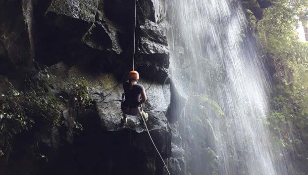 Having a blast during the tour