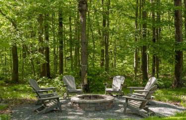 Chic Cabin with Hot Tub and Fire Pit - Foto 4