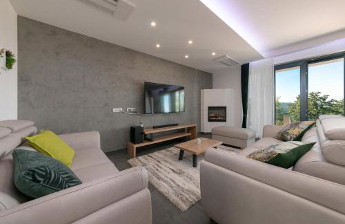 Villa Althea for 8 persons near Labin with 35 m2 heated pool, kids playground & large garden - Foto 6