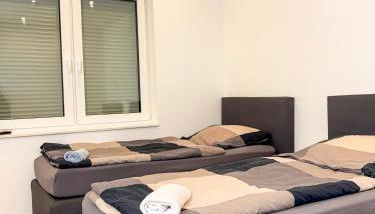 Ruhr Business Apartments Essen Apartment mit 5 Einzelbetten Privat Parkplatz - Foto 2, towels