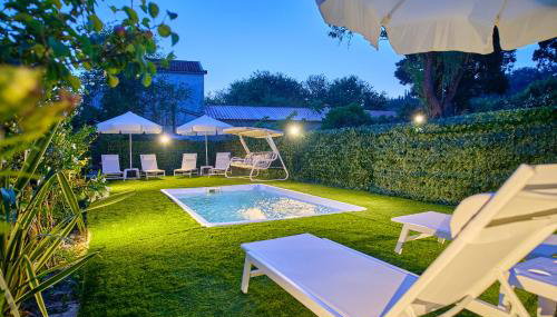 Villa Amarilda - Private Pool & Garden in Corfu - Foto 4, Garden, sunbed, Garden view